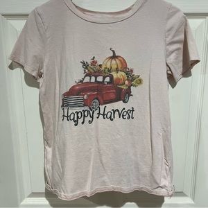 Fall Truck Pumpkin Shirt M